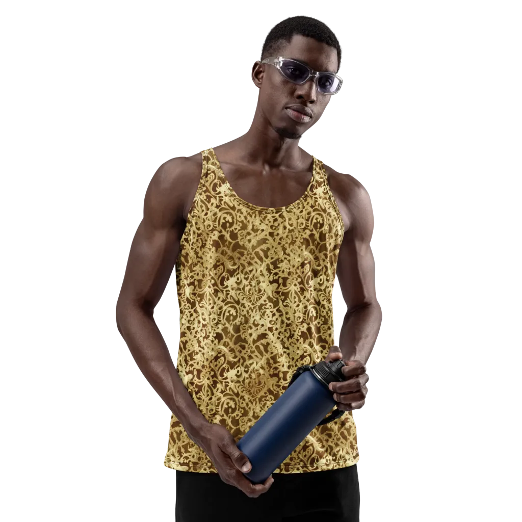 Gilded Baroque on Men's Tank Top — Front