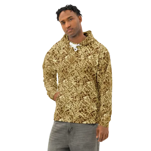 Gilded Baroque on a Cotton Hoodie