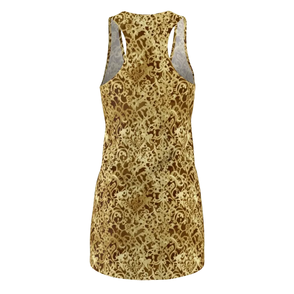 Gilded Baroque on Racerback Dress — Back