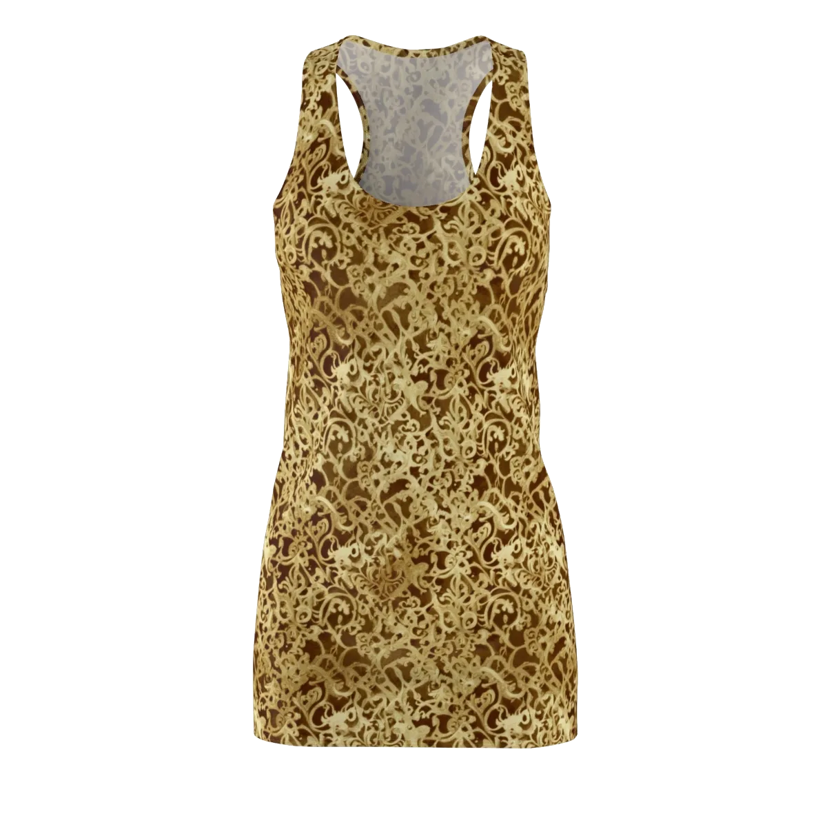 Gilded Baroque on Racerback Dress — Front