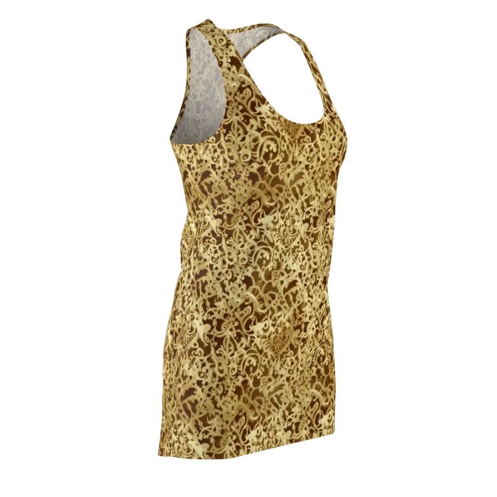 Gilded Baroque on Racerback Dress — Front Side
