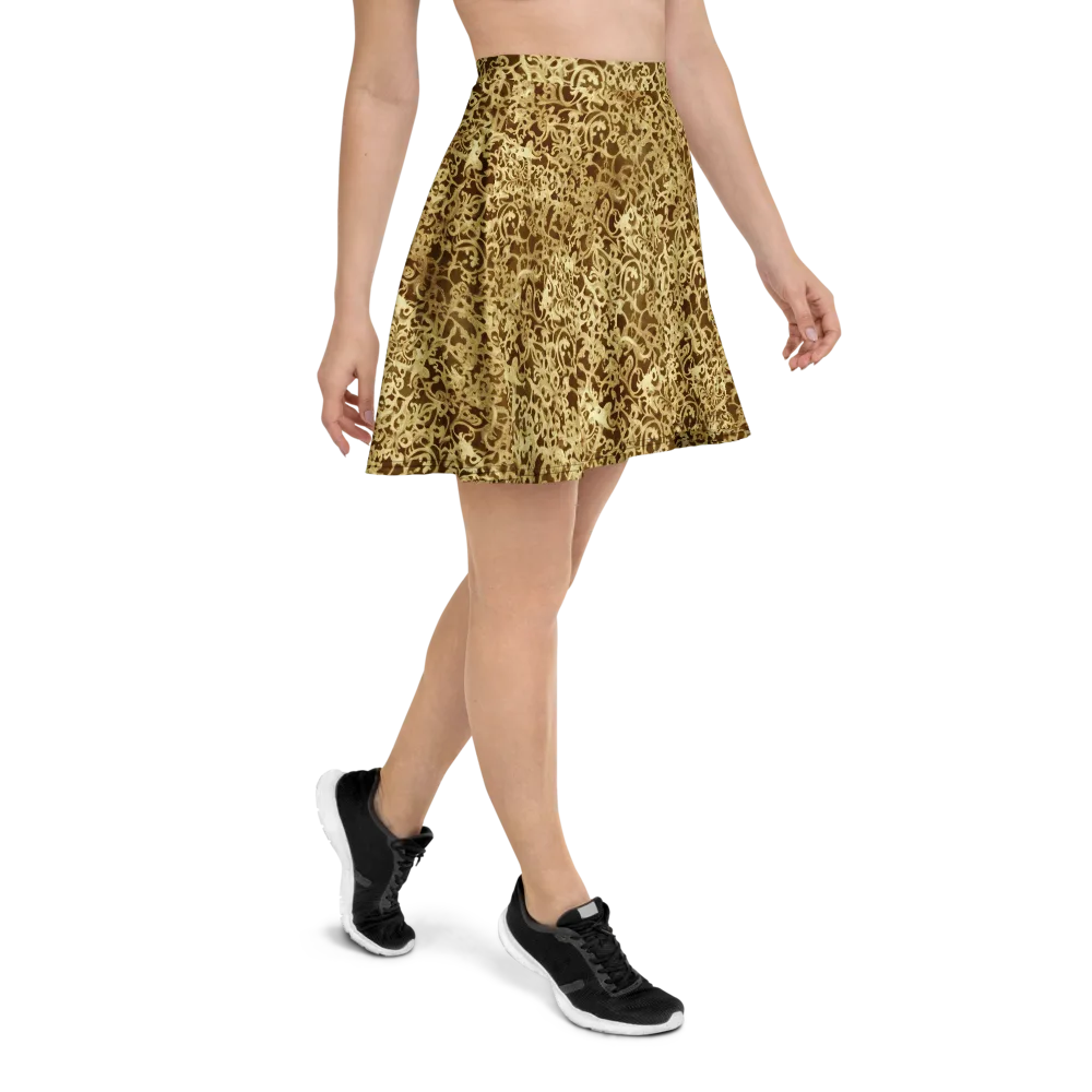 Gilded Baroque on Skater Skirt — Right