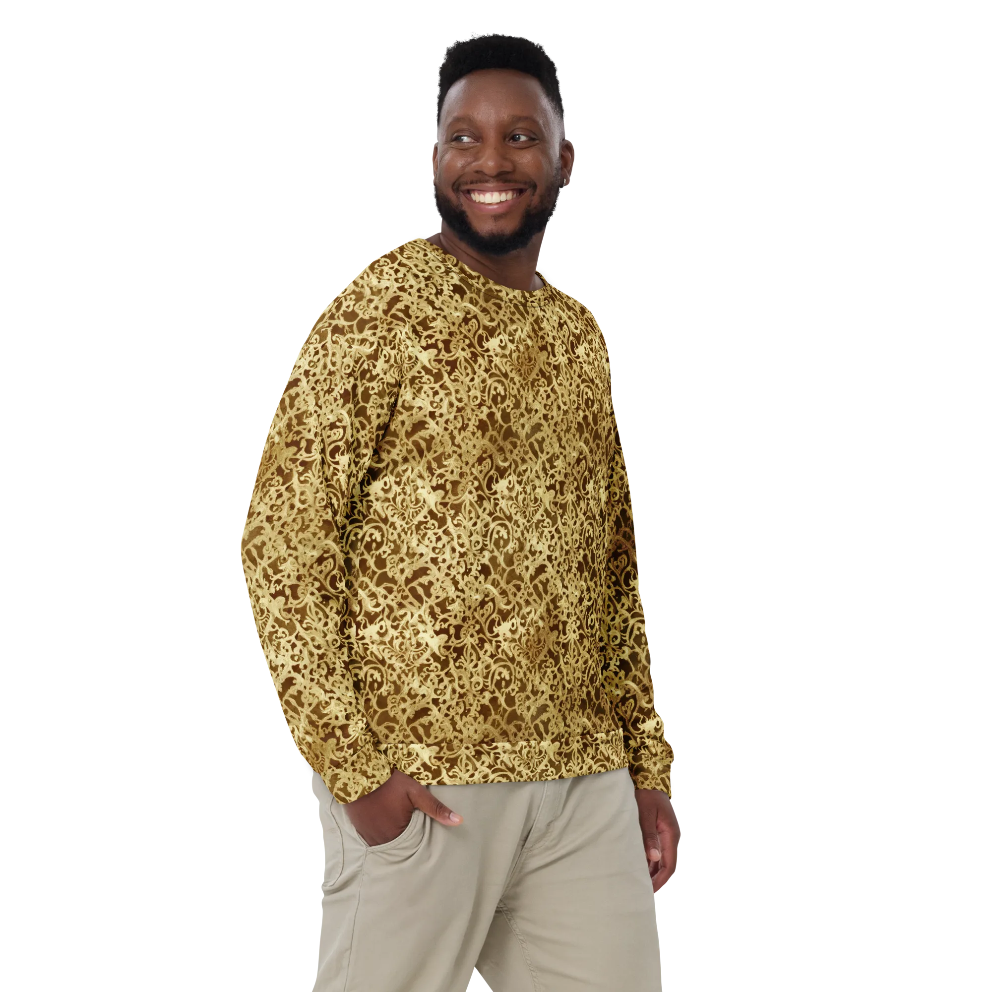 Gilded Baroque on Sweatshirt — Front