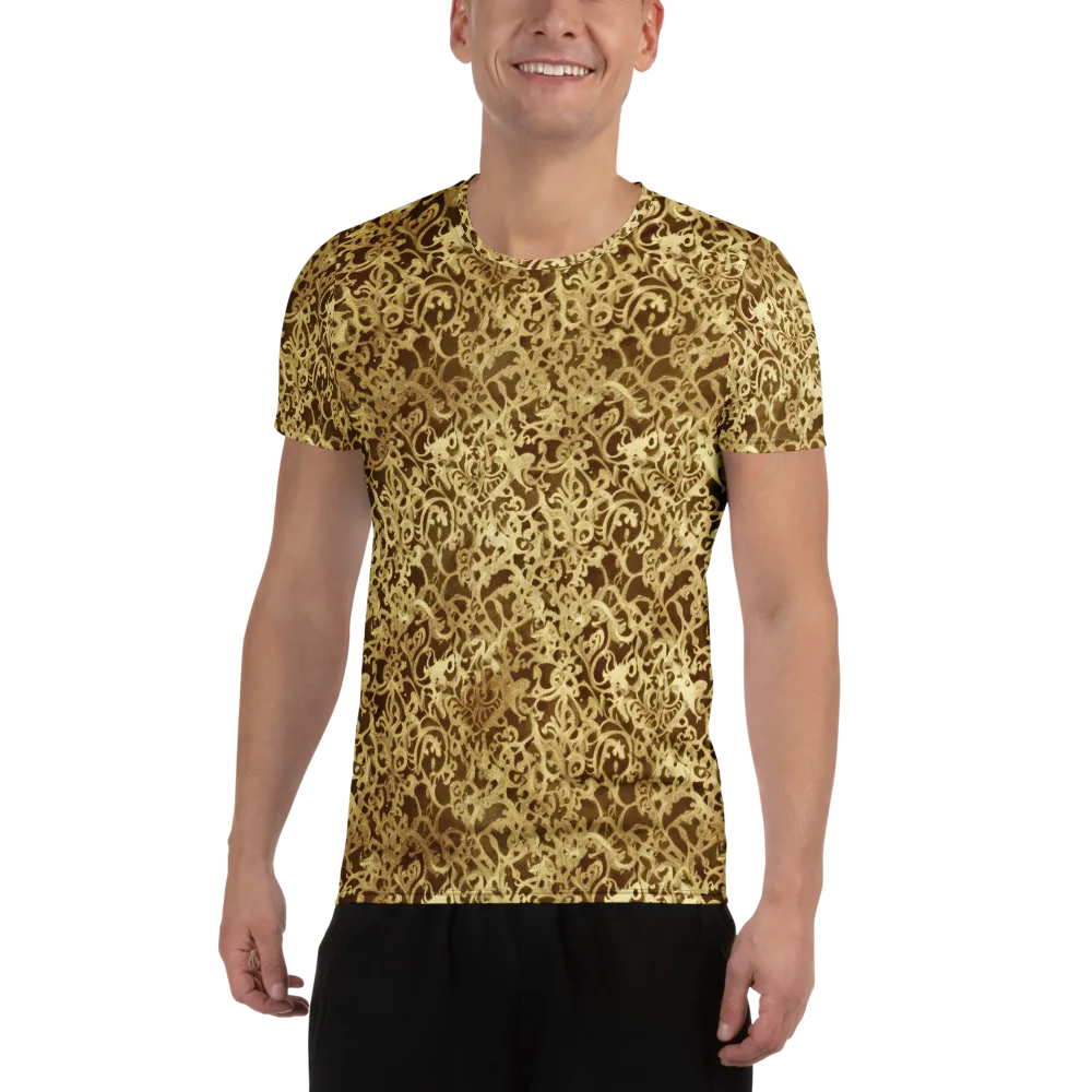 Gilded Baroque on Men's Athletic T-Shirt — Front