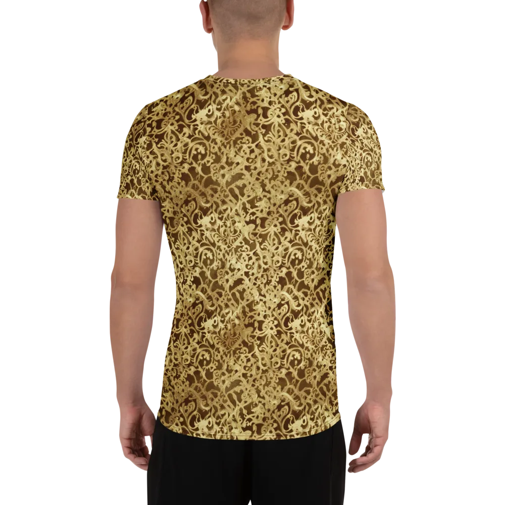 Gilded Baroque on Men's Athletic T-Shirt — Back