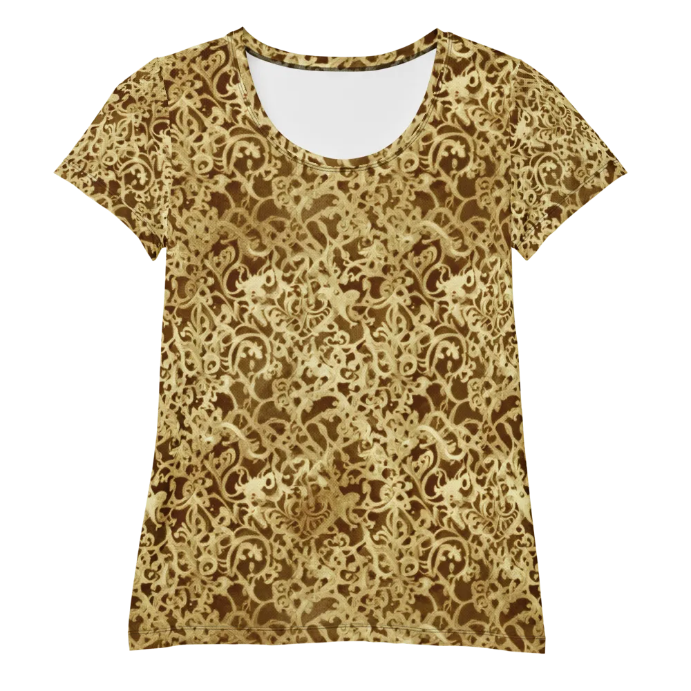 Gilded Baroque on Women's Athletic T-Shirt — Front