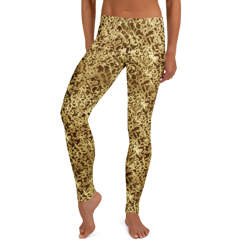 Gilded Baroque on Leggings — Front