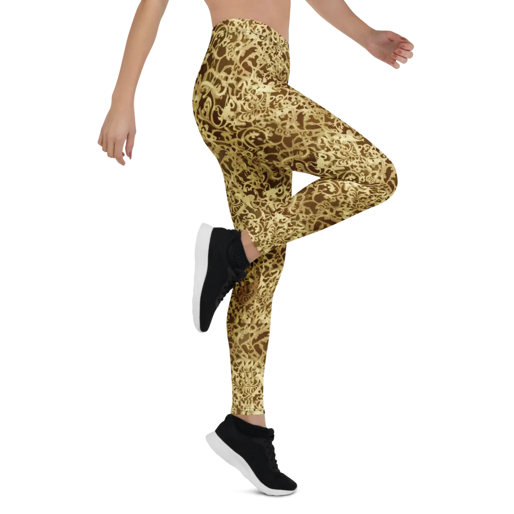 Gilded Baroque on Leggings — Right