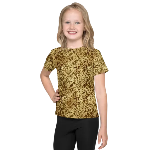 Gilded Baroque on a Kids Crew Neck T-Shirt