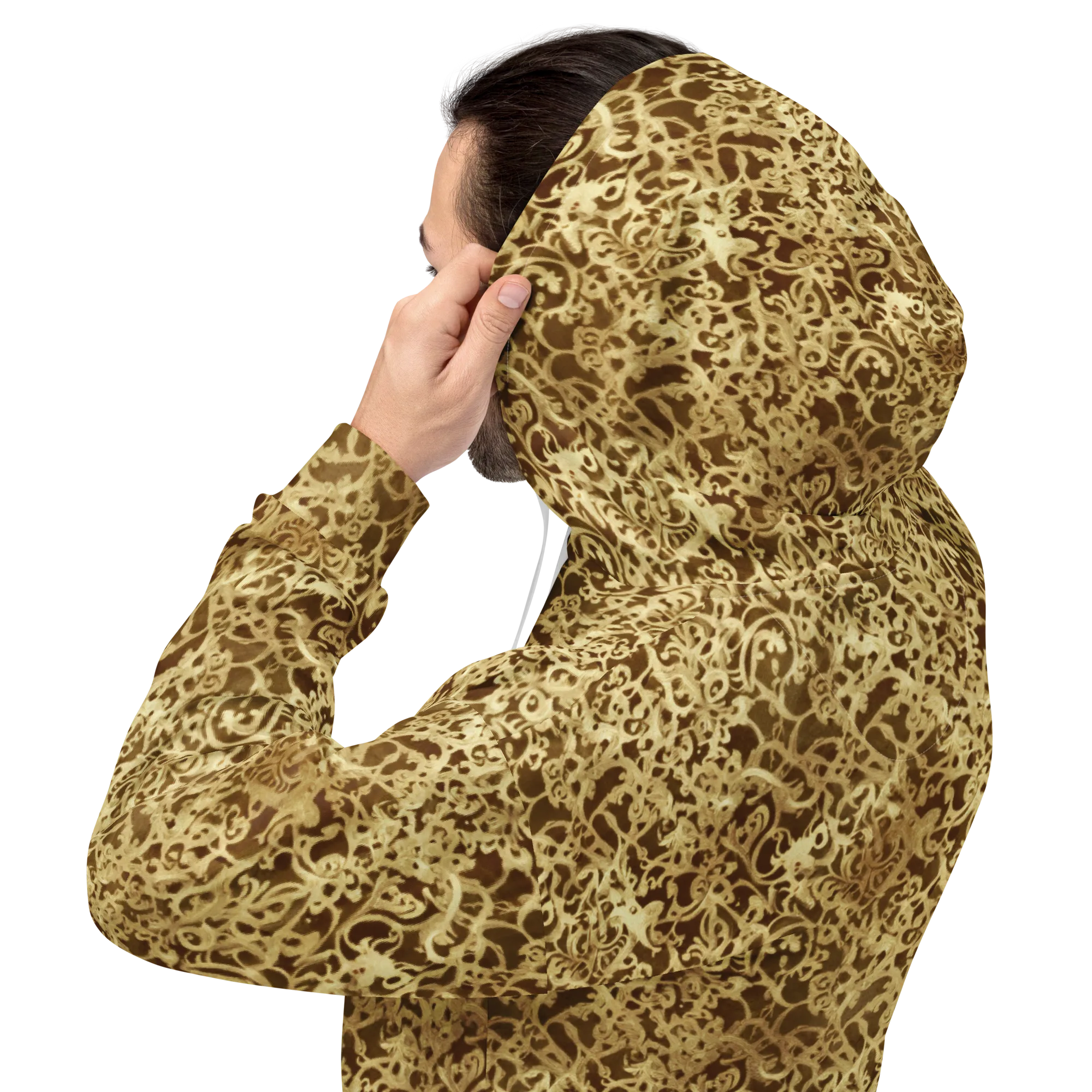 Gilded Baroque on Hoodie — Back