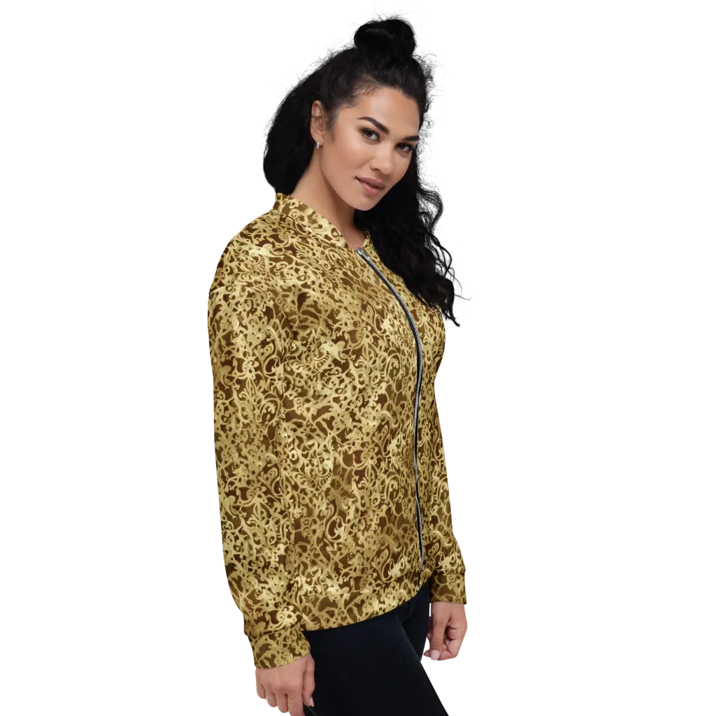 Gilded Baroque on Bomber Jacket — Right