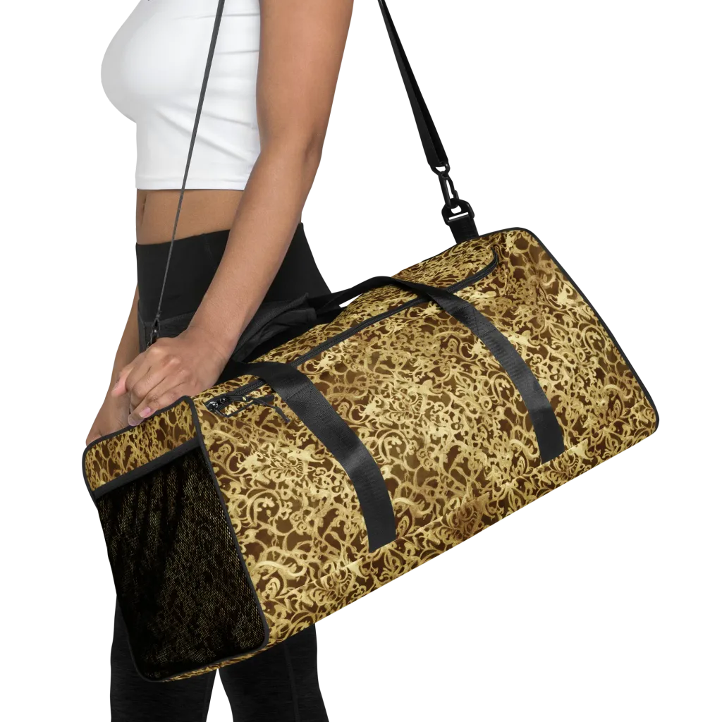Gilded Baroque on Duffle Bag — Front