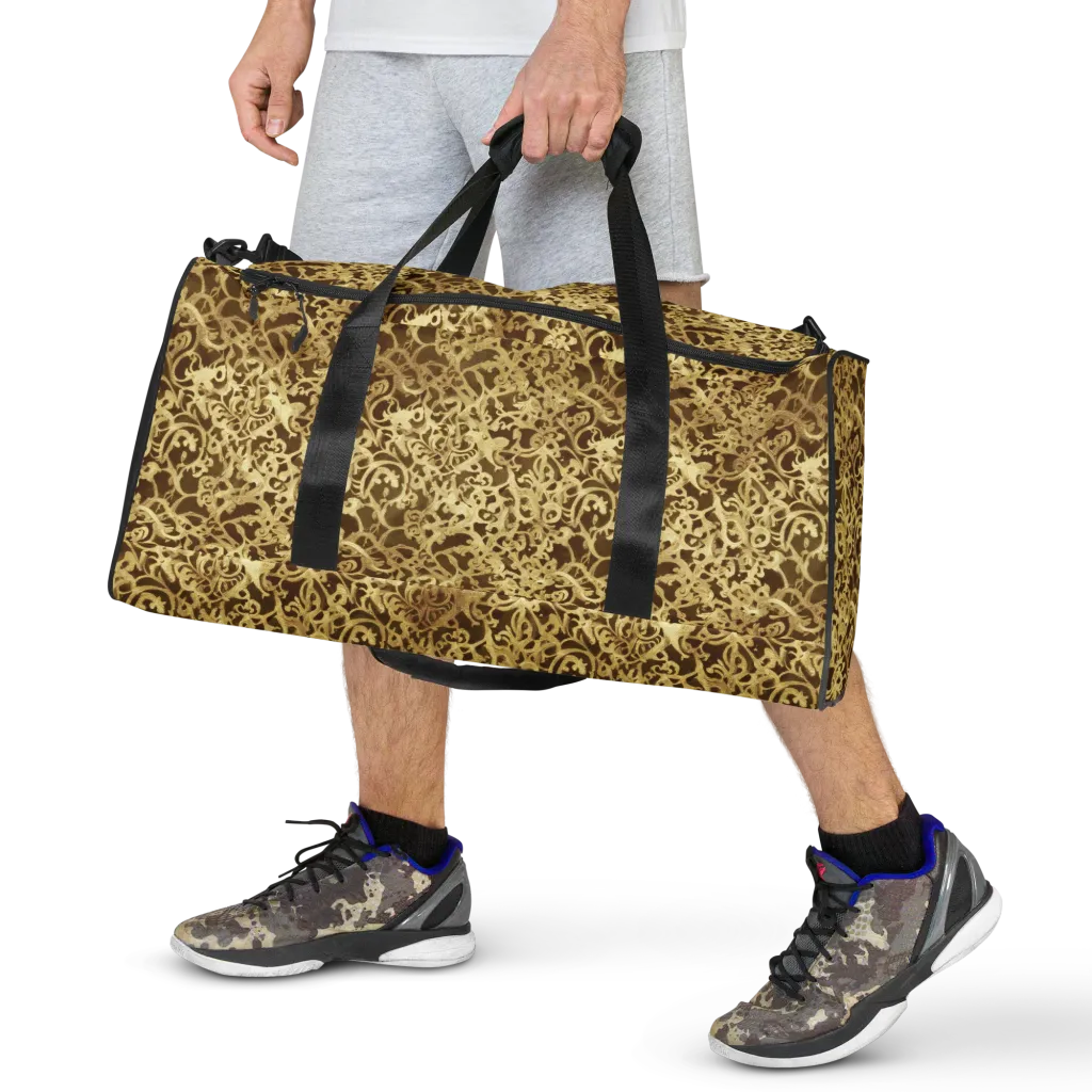 Gilded Baroque on Duffle Bag — Front