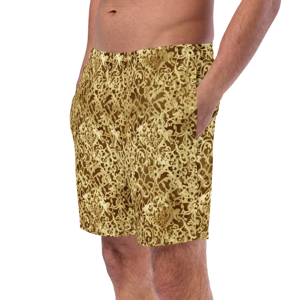 Gilded Baroque on Swim Trunks — Left Front