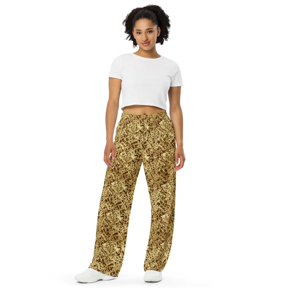 Gilded Baroque on Wide-Leg Pants — Front
