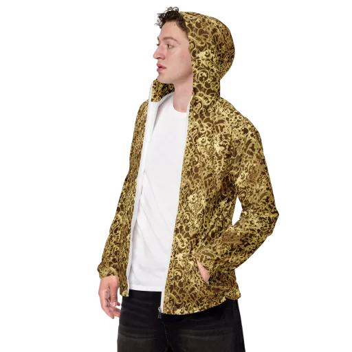 Gilded Baroque on a Men's Windbreaker