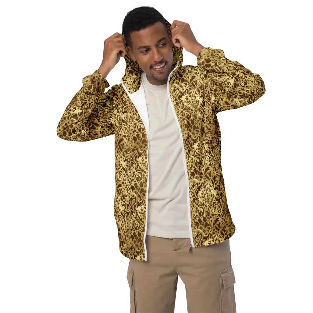 Gilded Baroque on Men's Windbreaker — Front