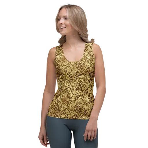 Gilded Baroque on a Women's Tank Top
