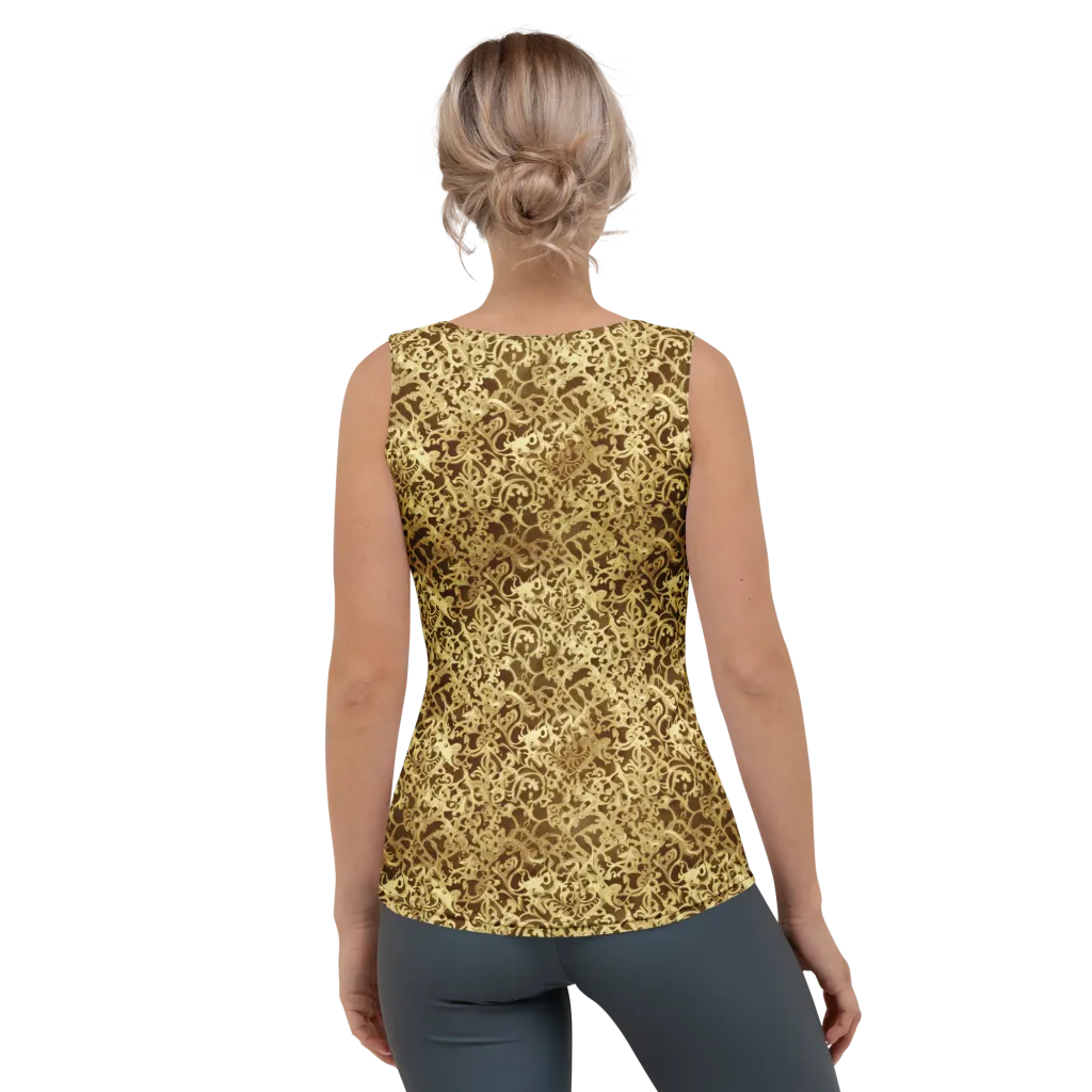 Gilded Baroque on Women's Tank Top — Back