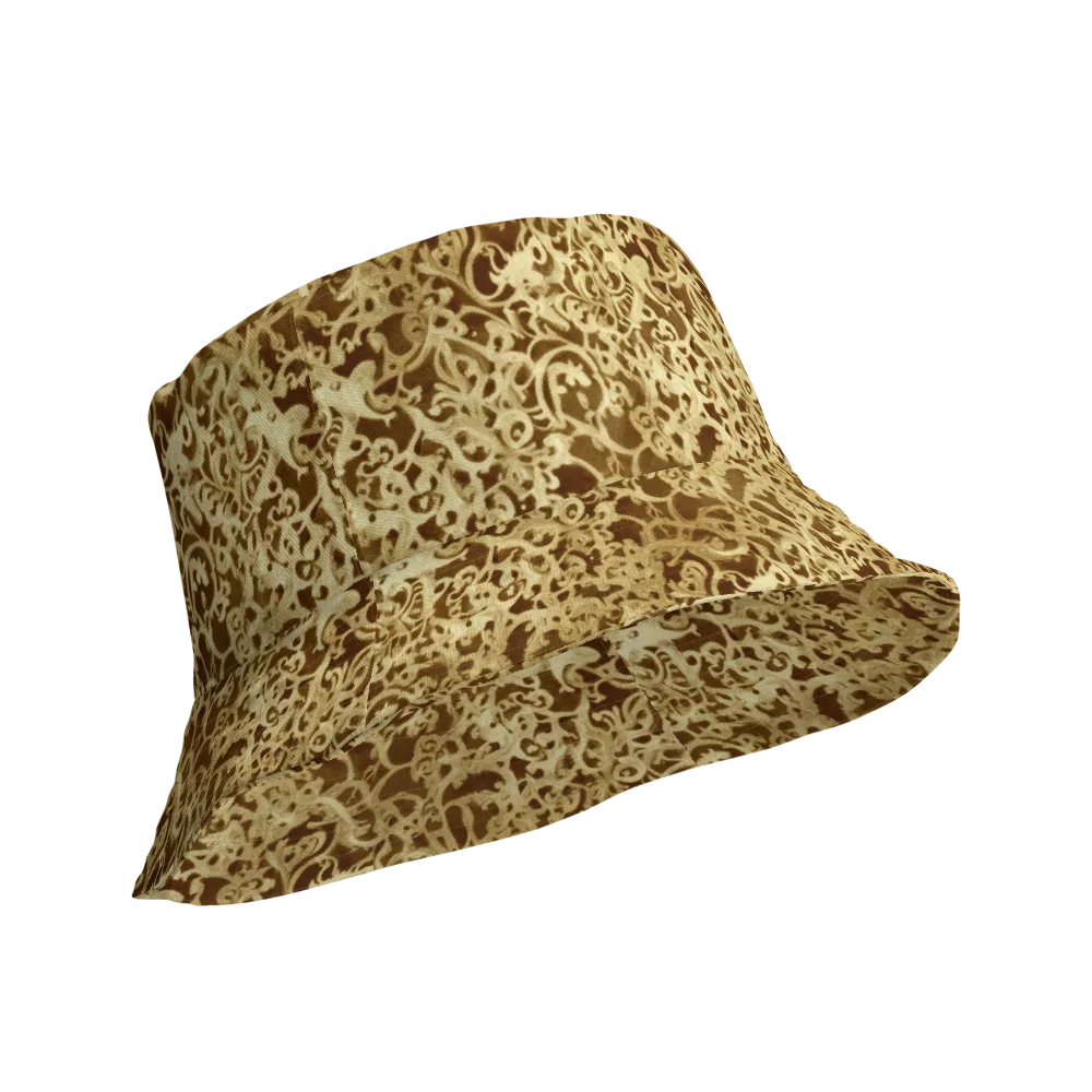 Gilded Baroque on Reversible Bucket Hat — Product details Outside