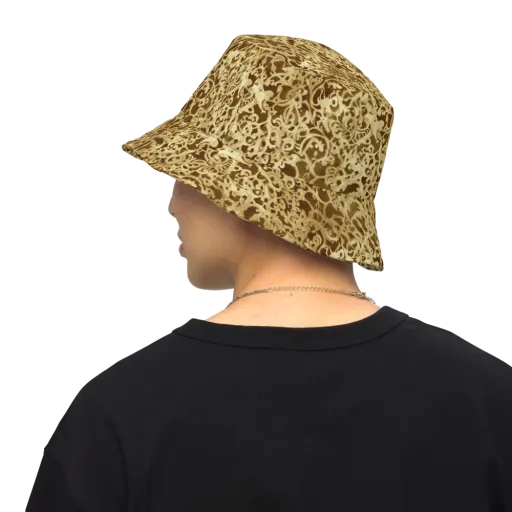 Gilded Baroque on a Reversible Bucket Hat