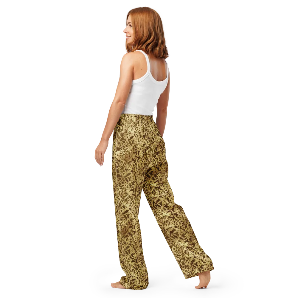 Gilded Baroque on Women's Pajama Pants — Back