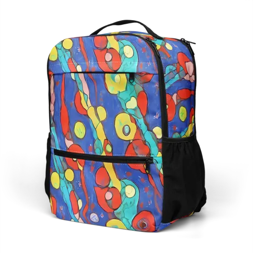 Colorwave Garden on a Utility Backpack