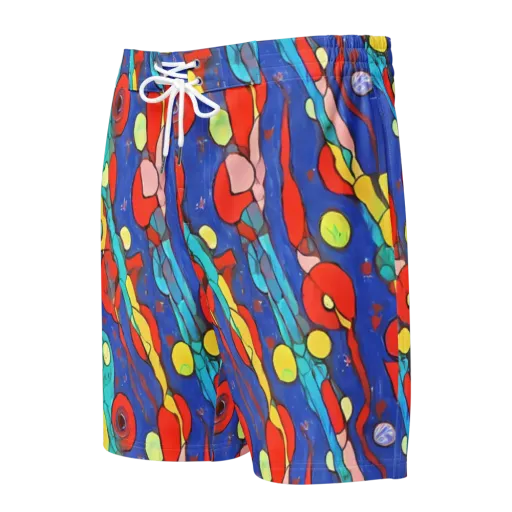 Colorwave Garden on a Men's Board Shorts