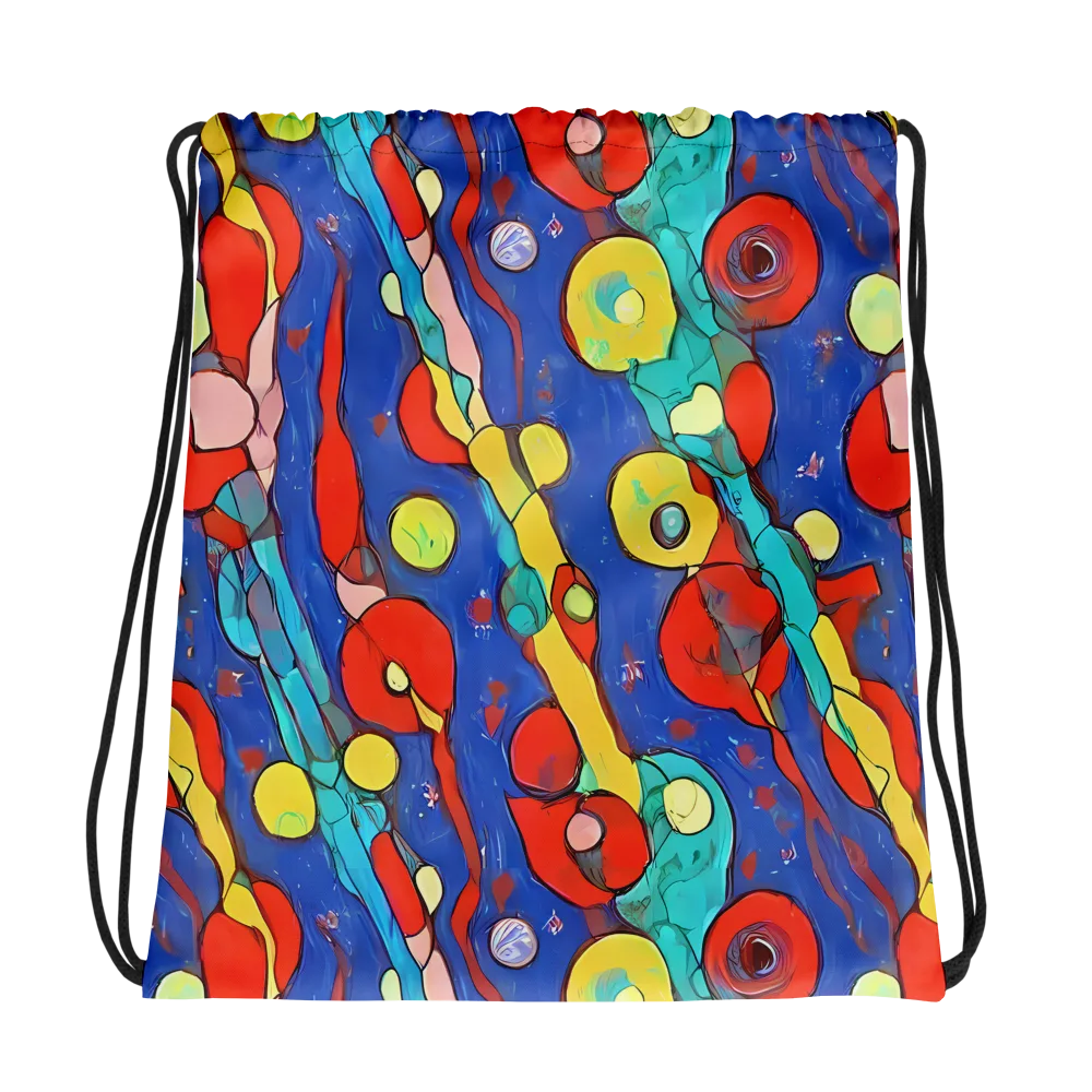 Colorwave Garden on Drawstring Bag — Photo