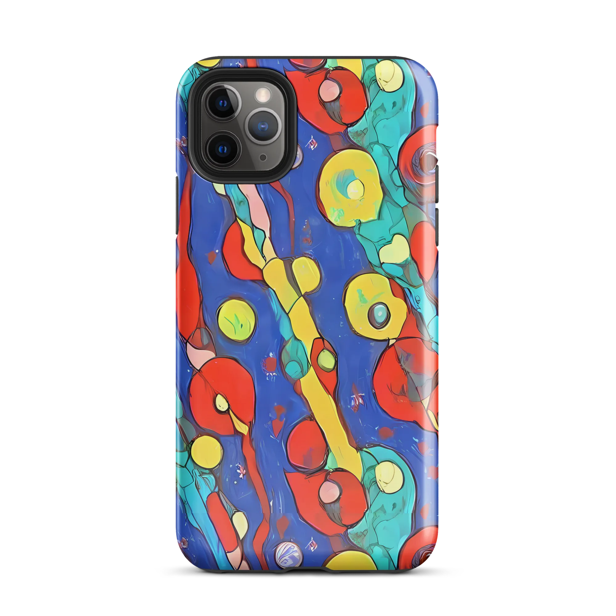 Colorwave Garden on Tough Case for iPhone® — Front