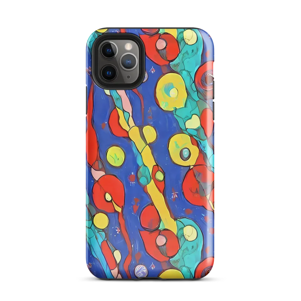 Colorwave Garden on Tough Case for iPhone® — Front