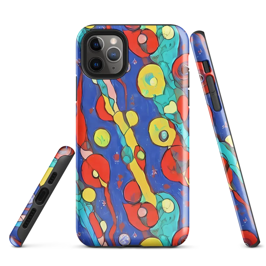 Colorwave Garden on Tough Case for iPhone® — Front