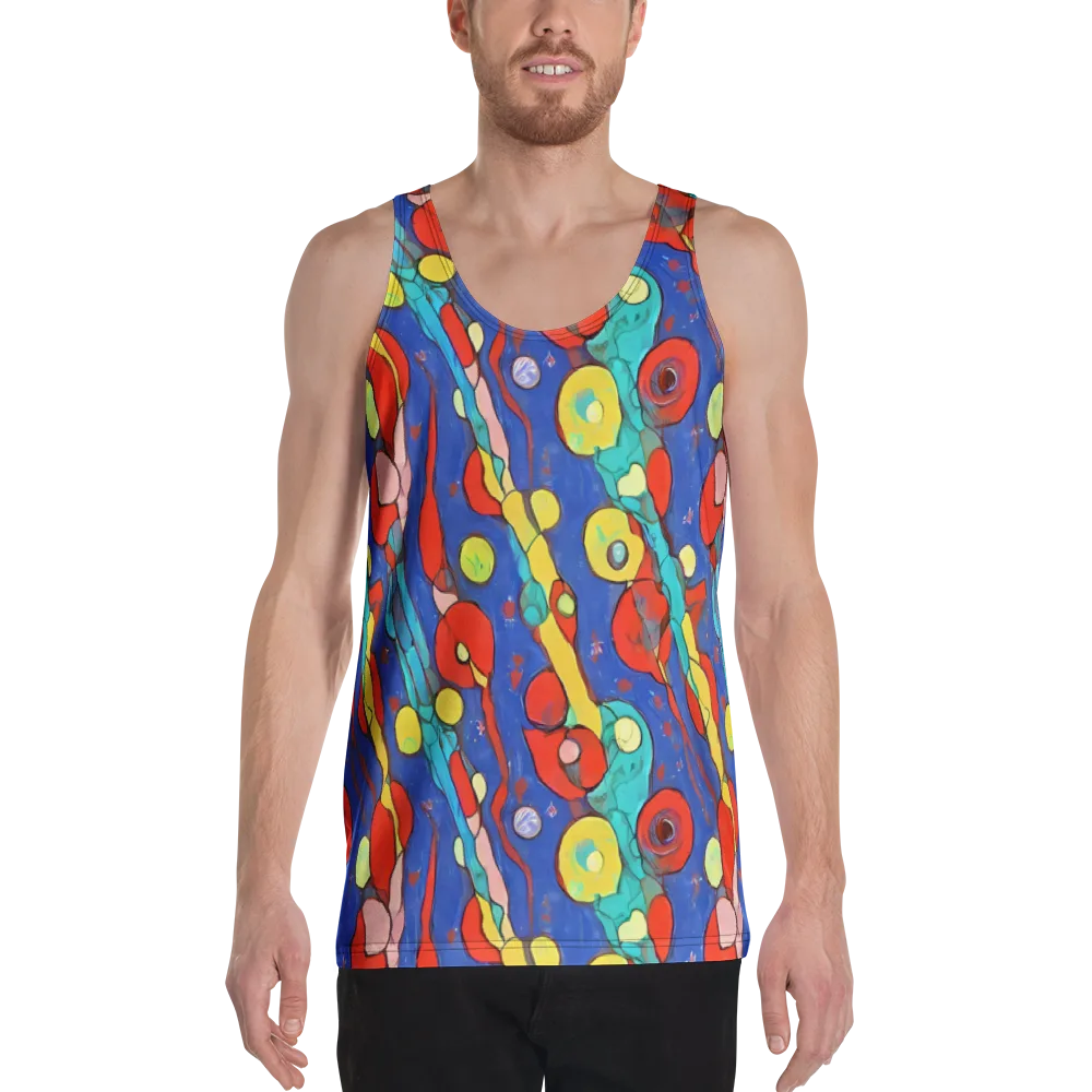 Colorwave Garden on Men's Tank Top — Front