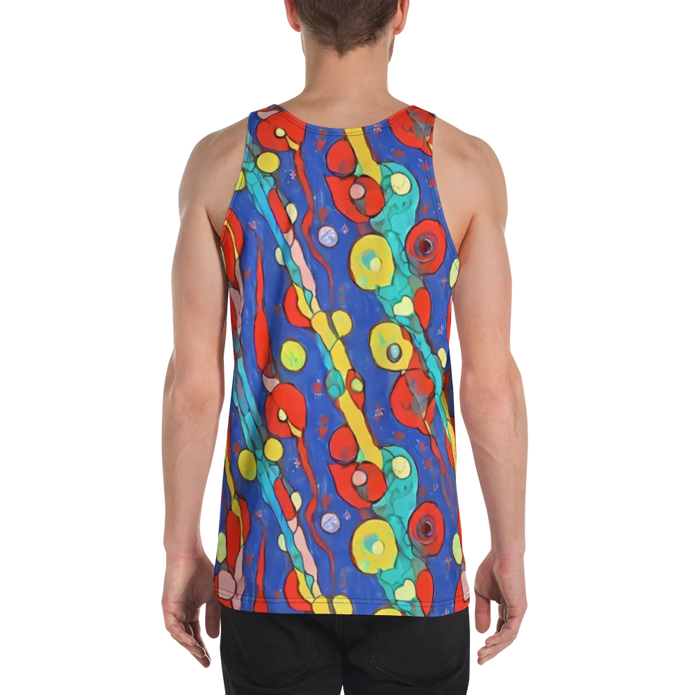 Colorwave Garden on Men's Tank Top — Back