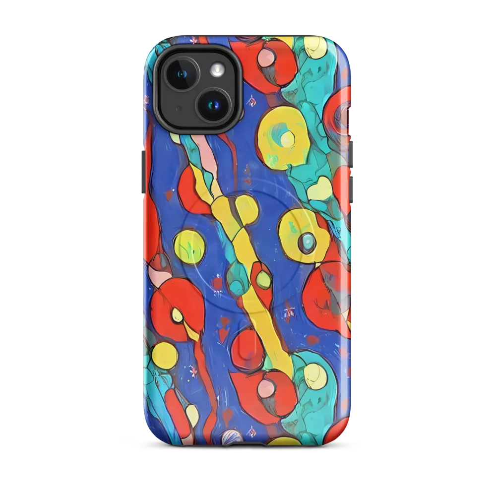 Colorwave Garden on MagSafe Tough Case for iPhone® — Front
