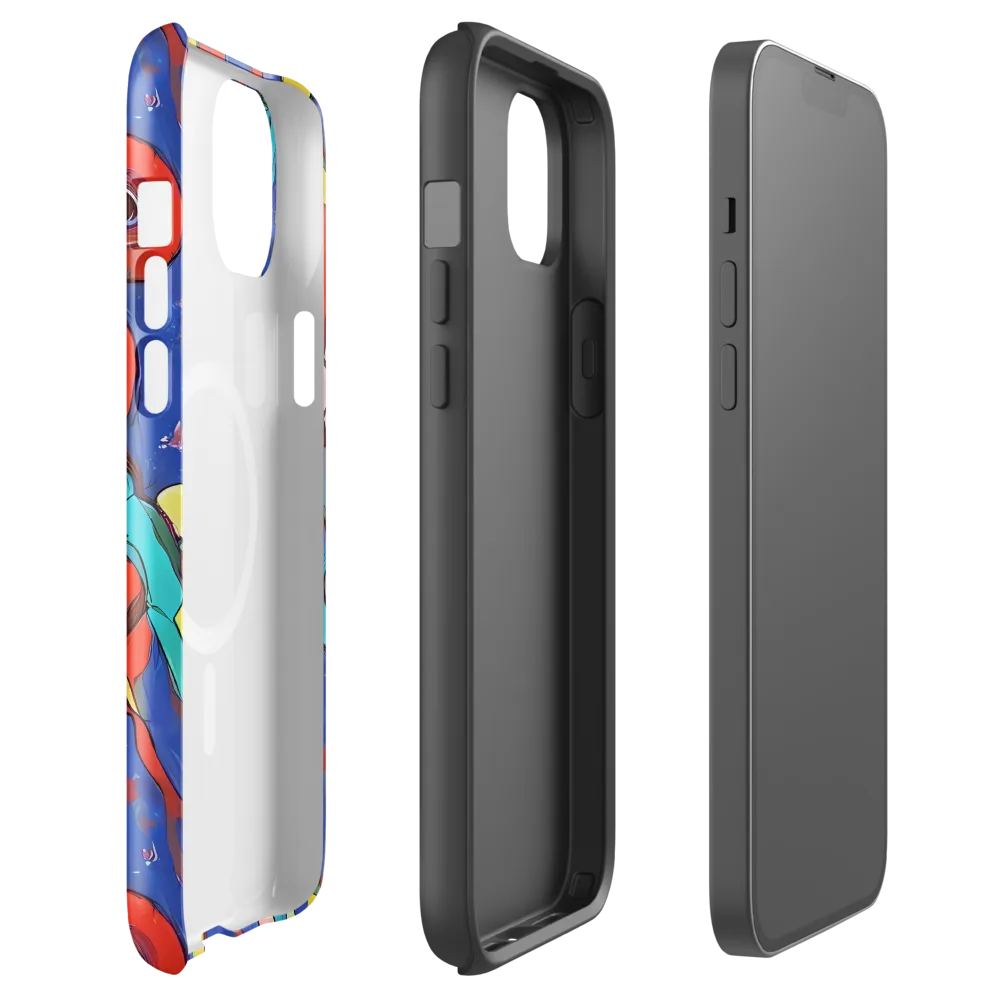 Colorwave Garden on MagSafe Tough Case for iPhone® — Front