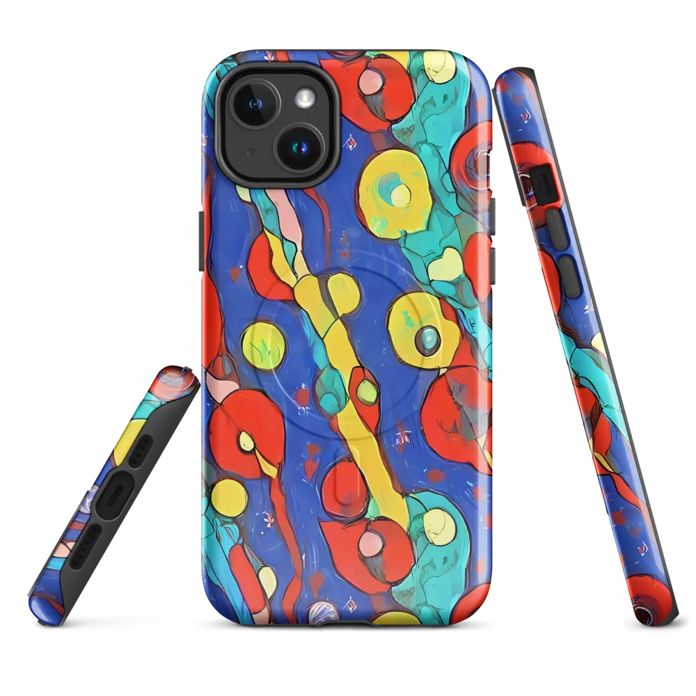 Colorwave Garden on MagSafe Tough Case for iPhone® — Front