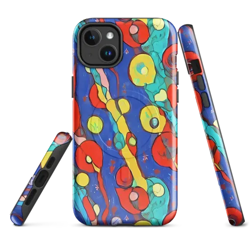 Colorwave Garden on a MagSafe Tough Case for iPhone®