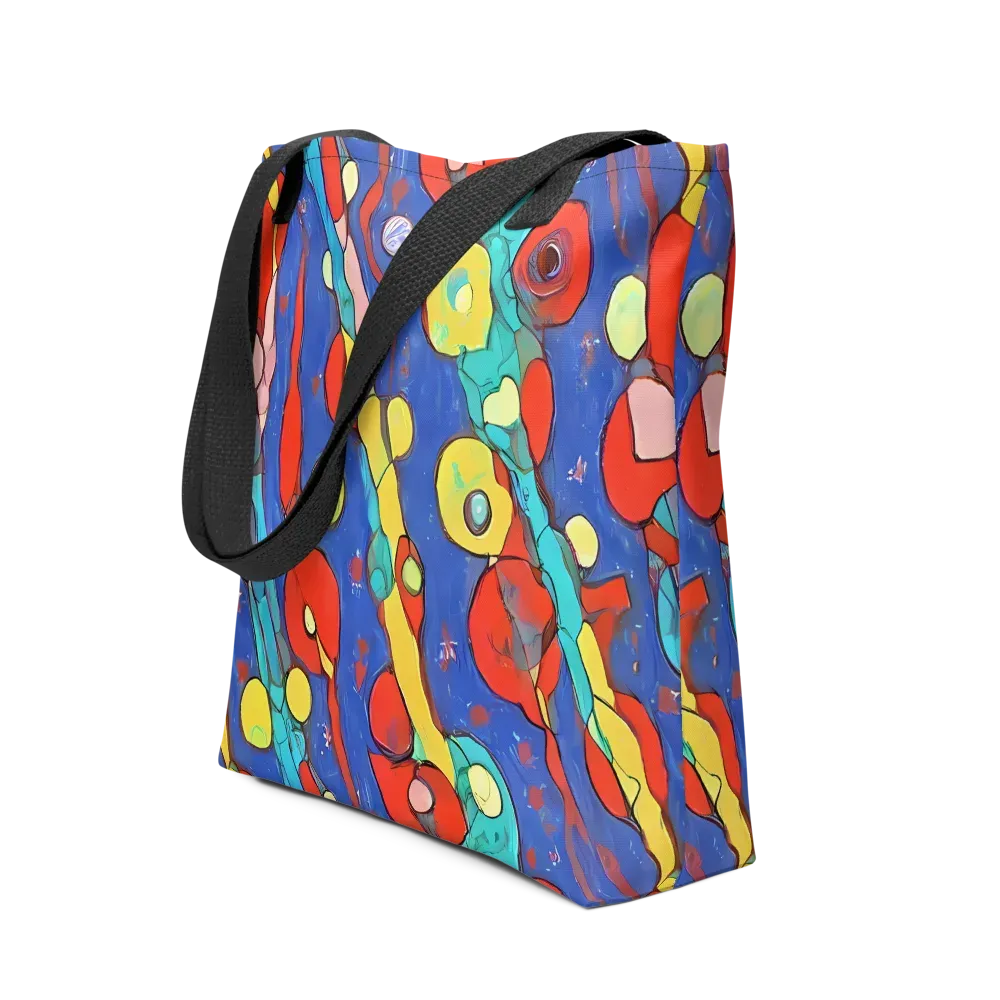 Colorwave Garden on Tote Bag — Front