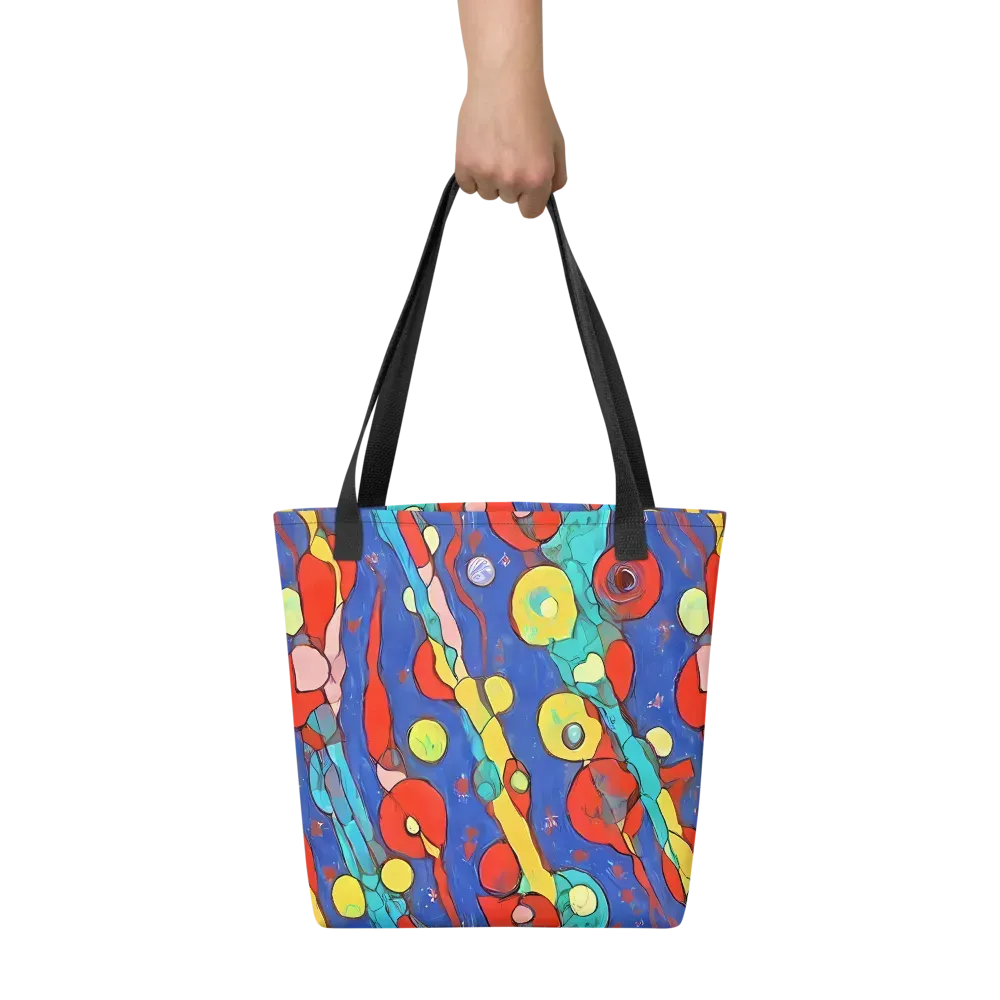 Colorwave Garden on Tote Bag — Front
