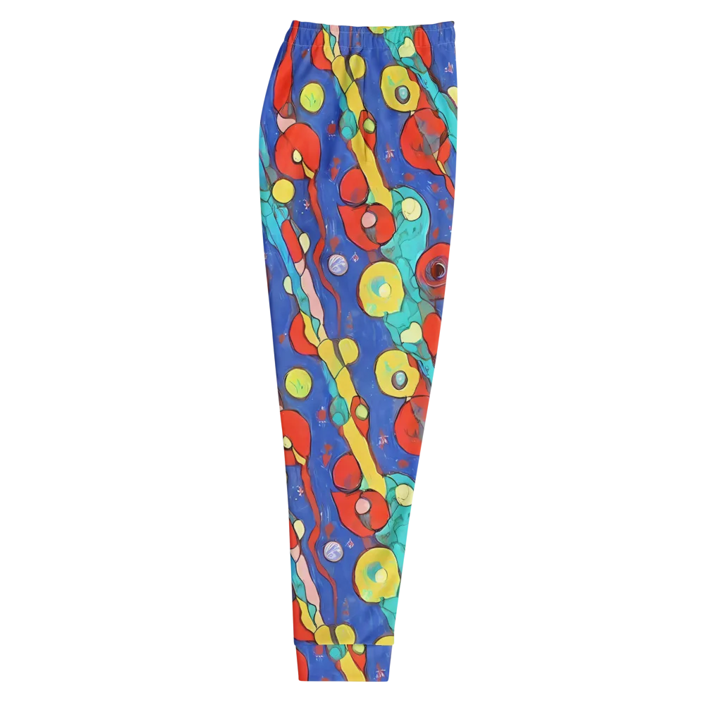 Colorwave Garden on Men's Joggers — Right