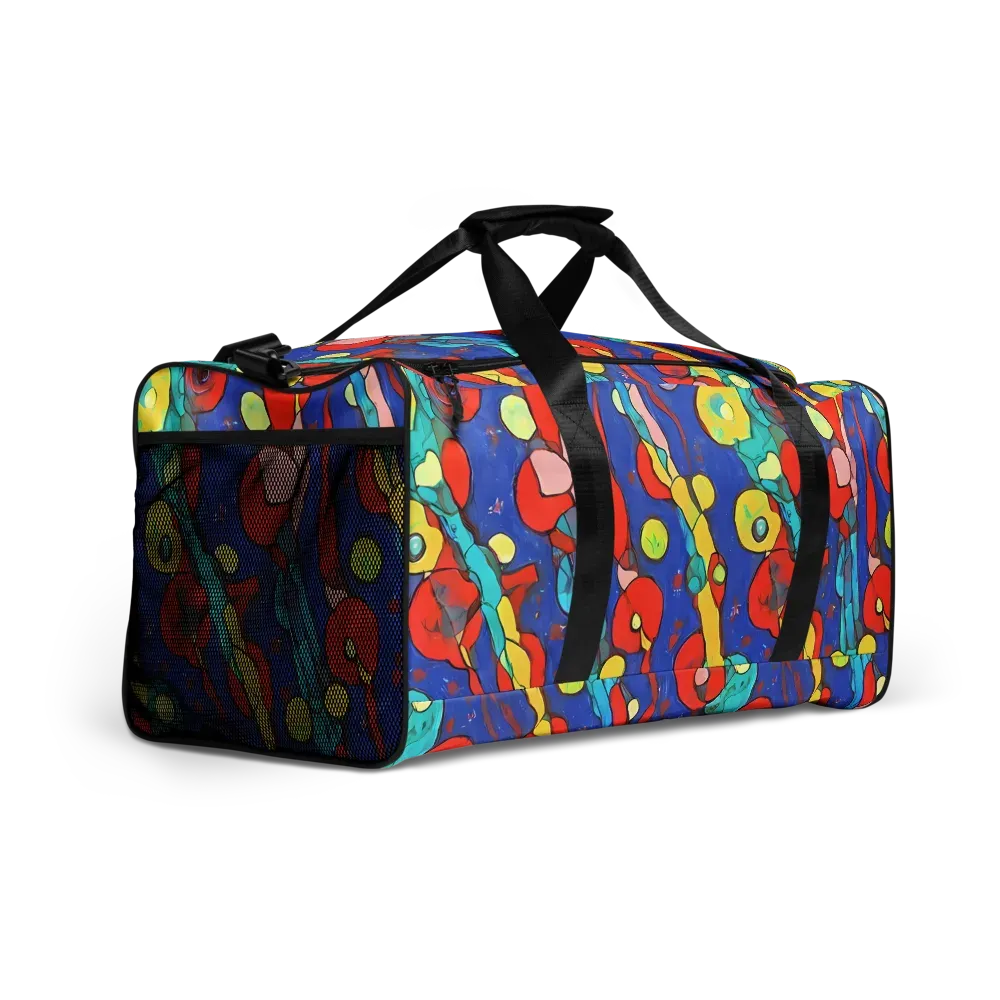 Colorwave Garden on Duffle Bag — Right Front