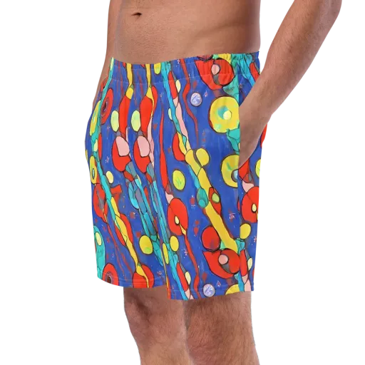 Colorwave Garden on a Swim Trunks