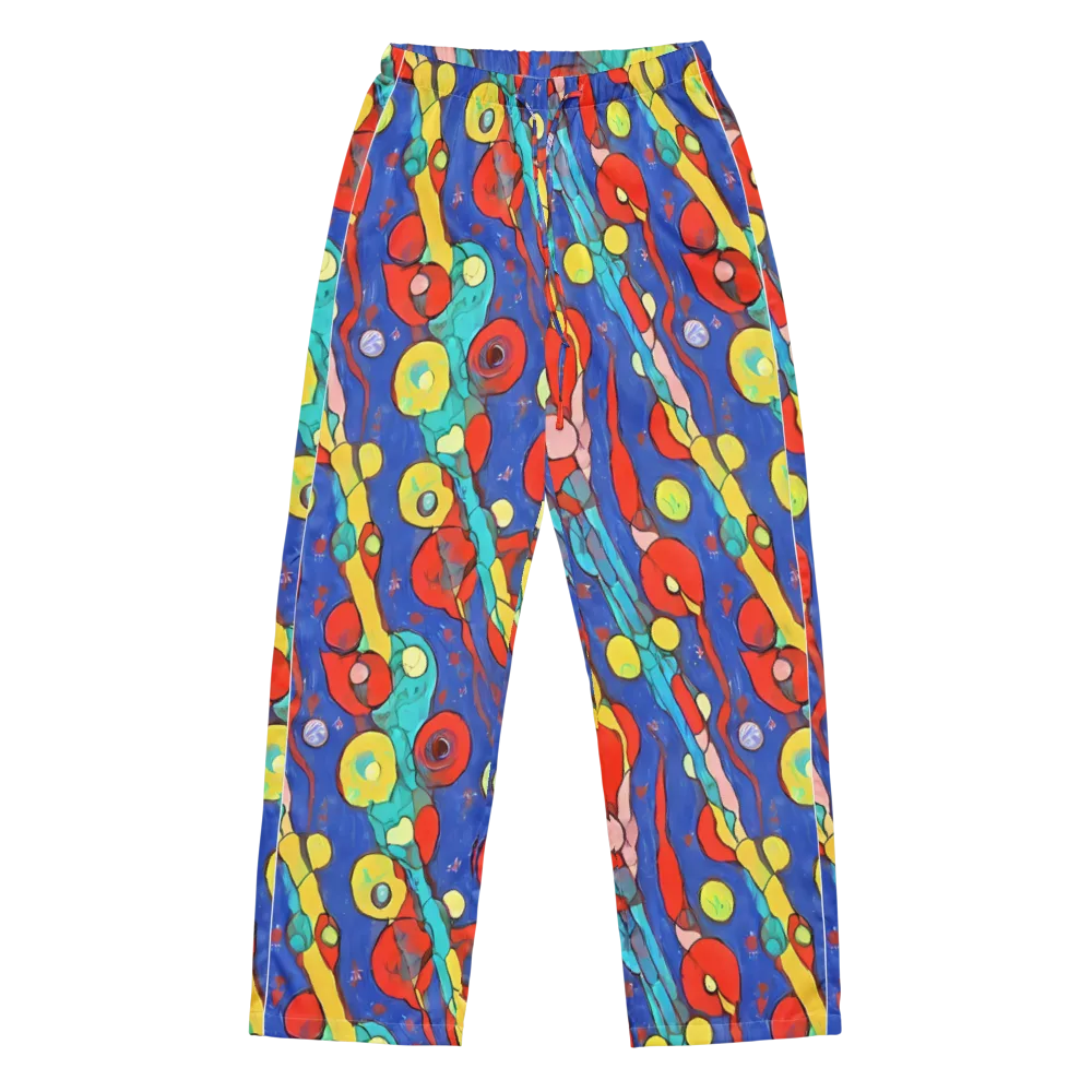 Colorwave Garden on Women's Pajama Pants — Front