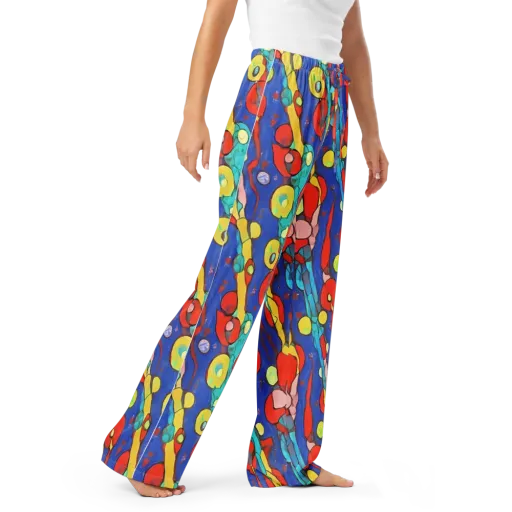 Colorwave Garden on a Women's Pajama Pants
