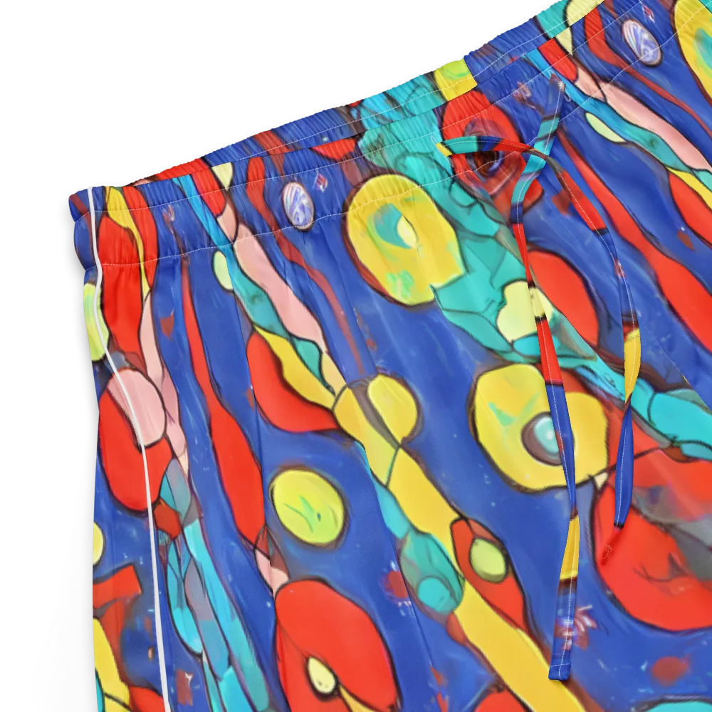 Colorwave Garden on Women's Pajama Shorts — Product details