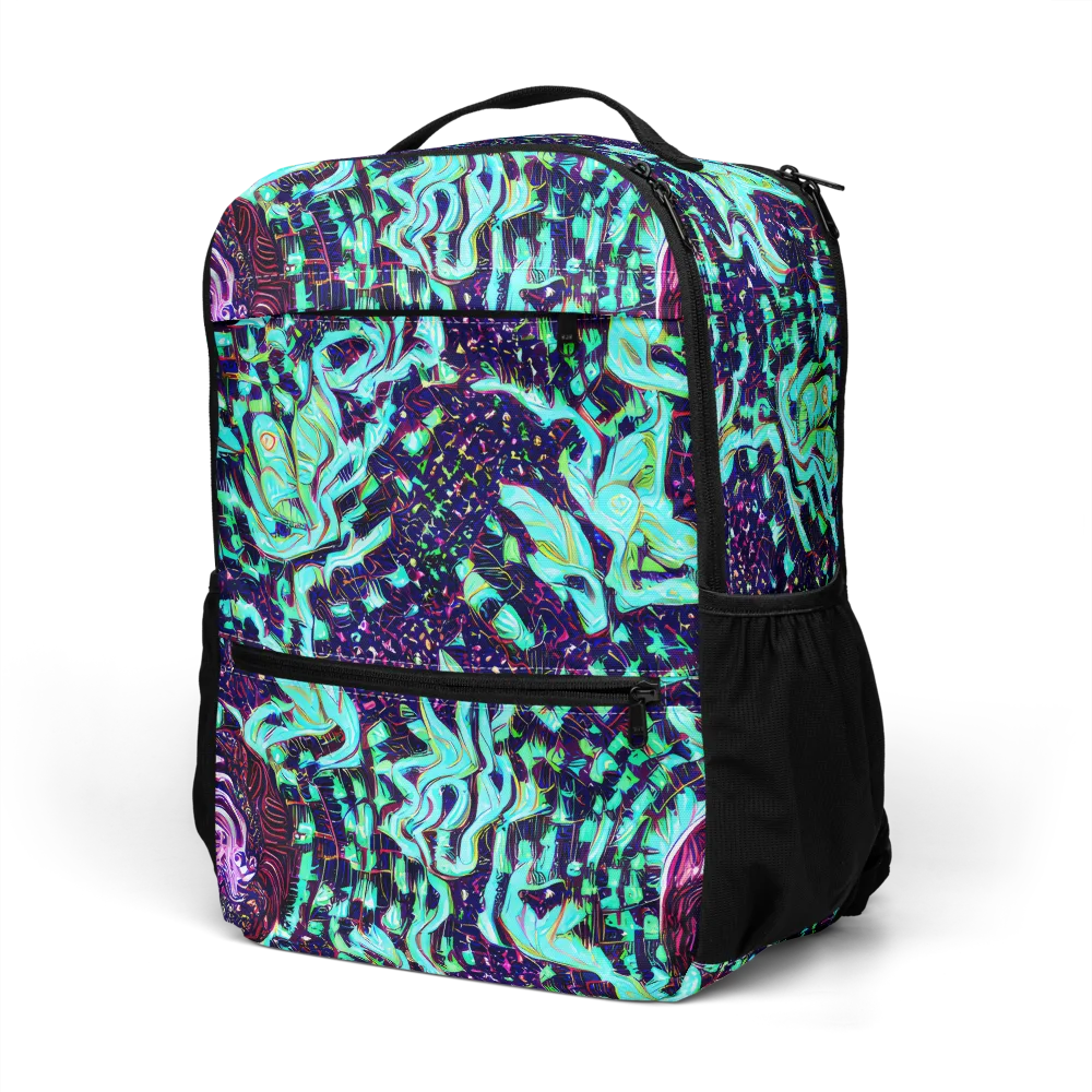 Midnight Electric on Utility Backpack — Left Front