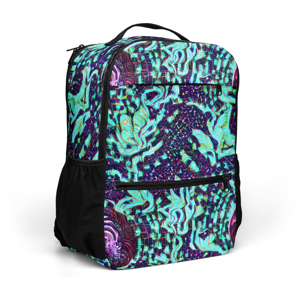 Midnight Electric on Utility Backpack — Right Front