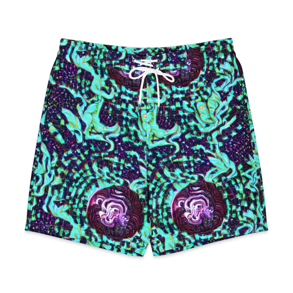 Midnight Electric on Men's Board Shorts — Front