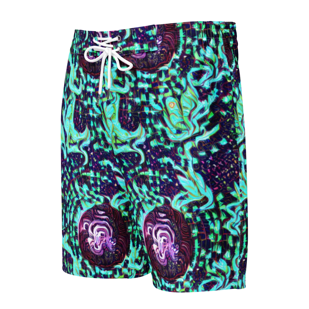 Midnight Electric on Men's Board Shorts — Front